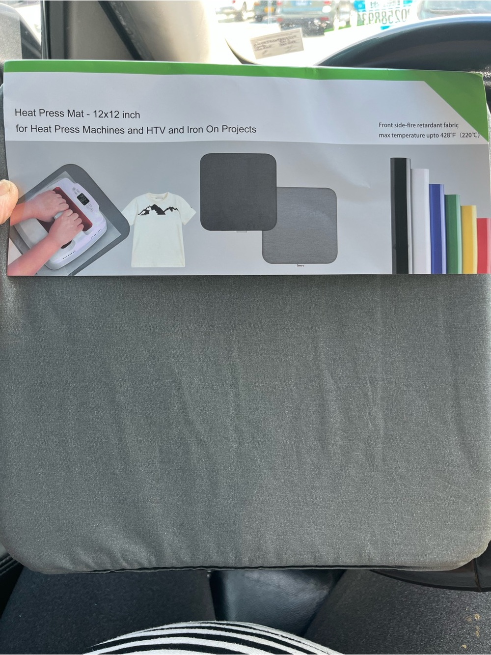 Heat Press Mat 12x12 Inch - Dark Gray